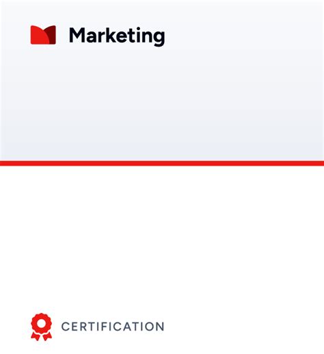 ZoomInfo Marketing Certification.